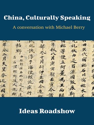 cover image of China, Culturally Speaking